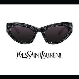 Punk shades original fashion art. Fan art fashion print in custom frame 12x12